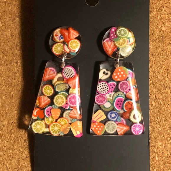 Sweet Pear Co Jewelry - Handmade Resin Earrings